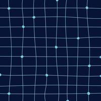 Abstract line cross blue minimal square pattern on blue background. illustration vector eps10