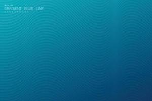 Abstract gradient blue wavy design of minimal artwork background with dot pattern tech. illustration vector eps10