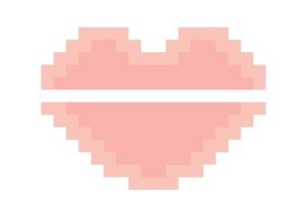 heart design concepts with pixel theme 2 vector