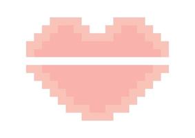 heart design concepts with pixel theme 2 vector