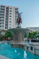 Virginia, USA, 2021 - Pool with statue photo