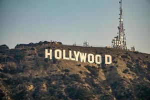 los angeles, ca, 2021 - vista del famoso letrero de hollywood foto