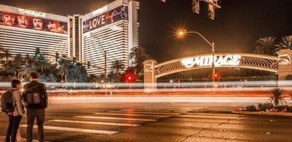 las vegas, nevada, 2021 - vista de una calle de las vegas foto