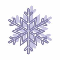 icono de copo de nieve blue.eps vector