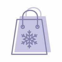 icono de bolsa de regalo blue.eps vector