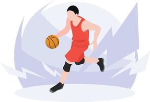 A football player can play tournament and olympics. vector