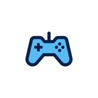 gamepad icon design vector símbolo juego, juegos, controlador, joystick para multimedia