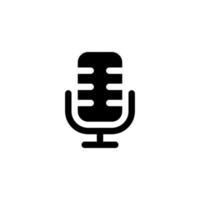 microphone icon design vector symbol podcast, voice, mic, karaoke, sing for multimedia