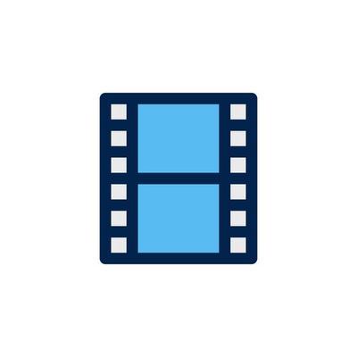 film strip icon design vector symbol frame, cinema, film, entertainment for multimedia