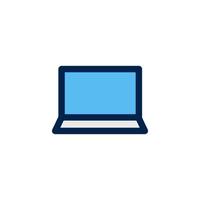 laptop icon design vector symbol notebook, device, computing, technology for multimedia