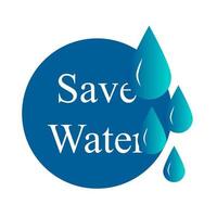 Flat design world water day event design concept vector