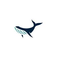 diseño de vector de ballena