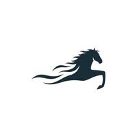 running horse vector design