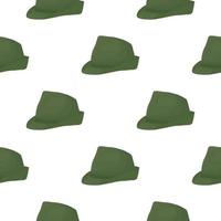 Illustration on theme colored pattern hats fedora vector