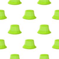 Illustration on theme colored pattern hats panama vector