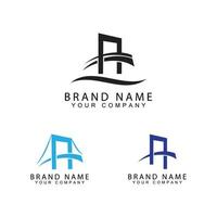 Bridge Logo Template vector icon illustration design