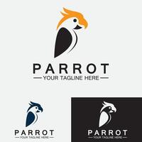 Parrot Logo Design Vector Template