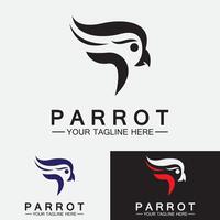 Parrot Logo Design Vector Template