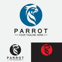 Parrot Logo Design Vector Template