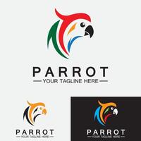 Parrot Logo Design Vector Template