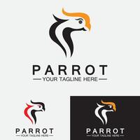 Parrot Logo Design Vector Template