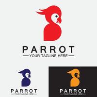 Parrot Logo Design Vector Template