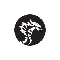 Dragon vector icon illustration