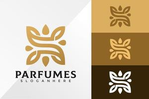 Luxury Parfume Letter S Logo Design Vector illustration template