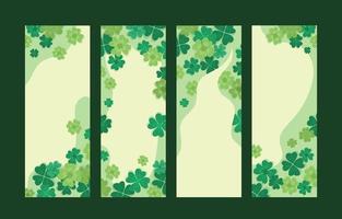 Clover Banner Design vector