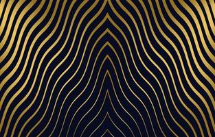 abstract golden wavy pattern background vector