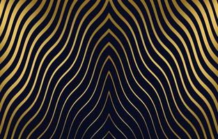 abstract golden wavy pattern background vector