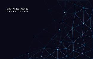 Advanced Digital Network Connection Internet Computer Technology Background vector