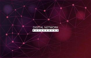 Advanced Digital Network Connection Internet Computer Technology Background vector