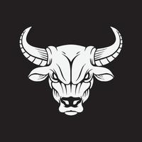 vector illustration of a bull. Animal head Design for logo and T shirt design