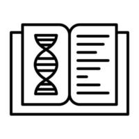 Biology Line Icon vector