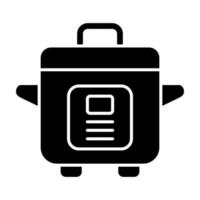 Cooker Glyph Icon vector