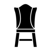 Chair Glyph Icon vector