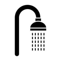 Shower Glyph Icon vector