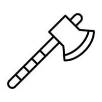 Axe Line Icon vector