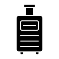 Luggage Glyph Icon vector