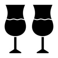 icono de glifo de bebidas vector