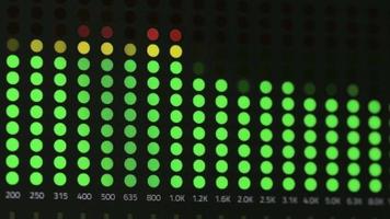 spectrumanalysesoftware op computer in opnamestudio video