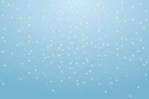 Christmas snow falling background vector