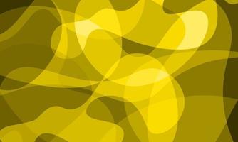 Yellowish abstract shapes background vector