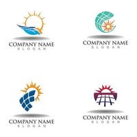 Sun tech solar energy logo design. solar tech, Idea logo design template vector