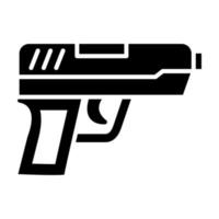 Gun Glyph Icon vector