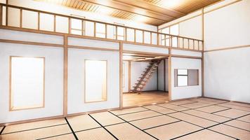 first floor in a two-story house. 3D rendering photo
