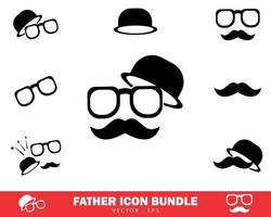 Father icon bundle. Father day icon. design template vector