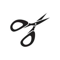 Scissor icon. office tool. the icon can be used for application icon, web icon, infographic. print on all types of paper. Editable stroke. Design template vector