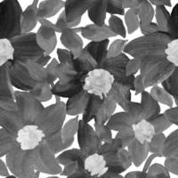 vector transparente dibujado a mano fondo floral. fondo con flores de acuarela. patrón sin costuras. se puede utilizar para papel tapiz, rellenos de patrón, fondo de página web, texturas superficiales, impresión textil.